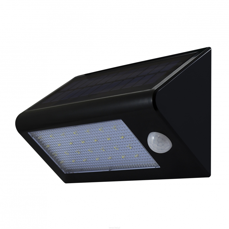 Postbode Augment Likken Solar Buitenlamp - LED 6400K 400lm - Polux Buiten Verlichting -  Bewegingssensor - ABC-led.nl